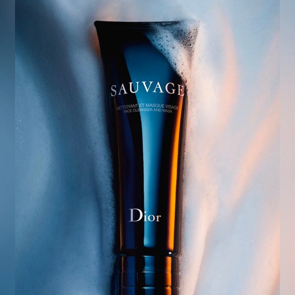 Dior - Sauvage Purifying Face Cleanser & Mask | Sealed - 120mL | All Skin Types